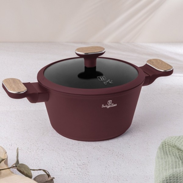 Garnek tradycyjny BerlingerHaus Leonardo Nordic BH-8300, 20 cm z pokrywką