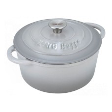 Garnek żeliwny Kinghoff KH-1520 2,4L emaliowany 20cm do gotowania i duszenia