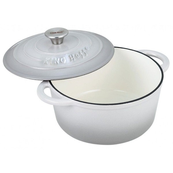 GARNEK ŻELIWNY EMALIOWANY 2.4L 20cm KINGHOFF KH-1520