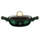 Каструля традиційна Berlinger Haus Metallic Line Emerald BH-6060, 3.8 л, 28 см, низька гранитова