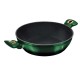Каструля традиційна Berlinger Haus Metallic Line Emerald BH-6060, 3.8 л, 28 см, низька гранитова