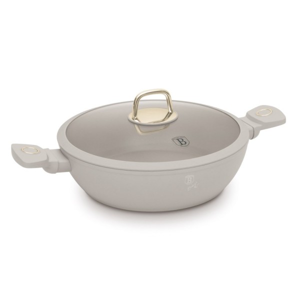 Garnek tradycyjny, Berlinger Haus Sahara BH-8068 — płytki 3,8 L z pokrywką 28 cm