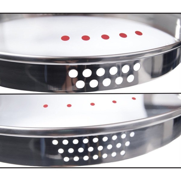 Garnek tradycyjny Orion GRANDE 24 cm 5,5 l z pokrywką do odcedzania makaronu