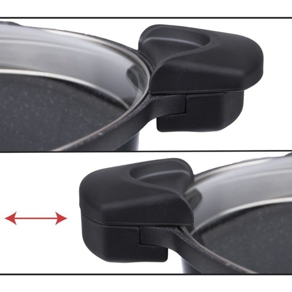 Garnek tradycyjny Orion GRANDE 24 cm 5,5 l z pokrywką do odcedzania makaronu