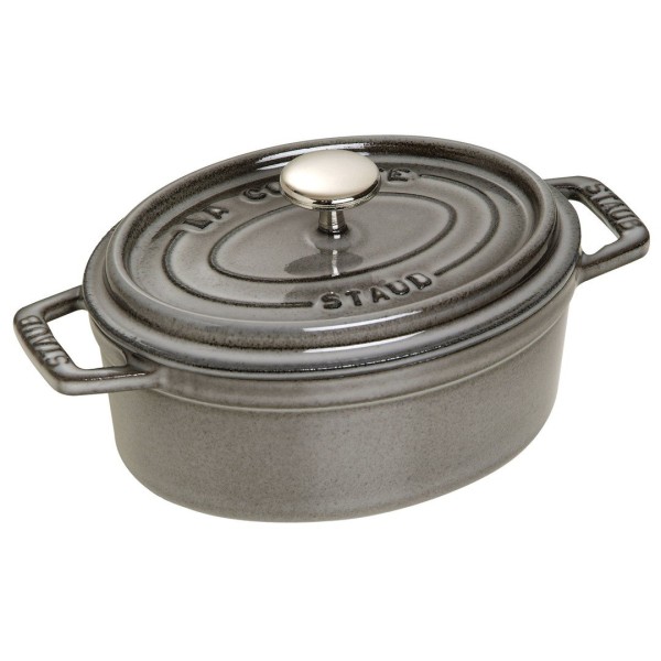Гарнір традиційний Staub La Cocotte овалний 1 л графітовий чавунний