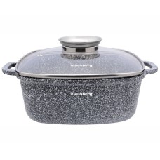Garnek Klausberg KB-7529 z powłoką marmurową 3.7L 22cm do gotowania i smażenia
