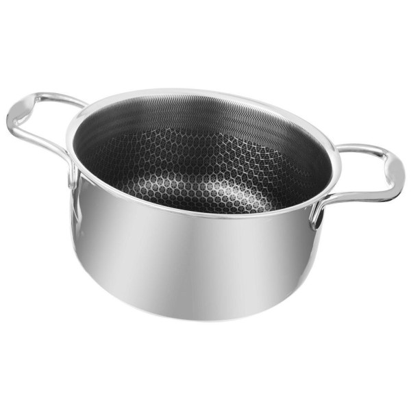Garnki tradycyjne, Orion COOKCELL 113195 — garnek stalowy non-stick 24 cm (4,8 l) do gotowania, indukcja
