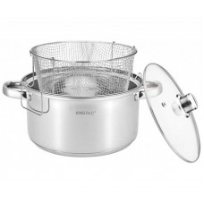 Garnek z koszem do smażenia Kinghoff KH-1630 (5,5 l)