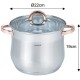 Garnek gastronomiczny Klausberg KB-7792 7L 22cm rose gold do profesjonalnej kuchni