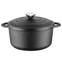 Горщик чавунний Krisberg KS-2639, 5.5 л, 26 см для традиційного приготування