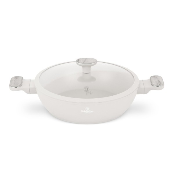 Garnek tradycyjny BerlingerHaus Sahara Marble BH-8394 28 cm z pokrywką