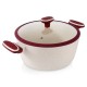 Garnek tradycyjny NAVA TERRESTRIAL 26 cm 5,2 L ze szklaną pokrywką, indukcja