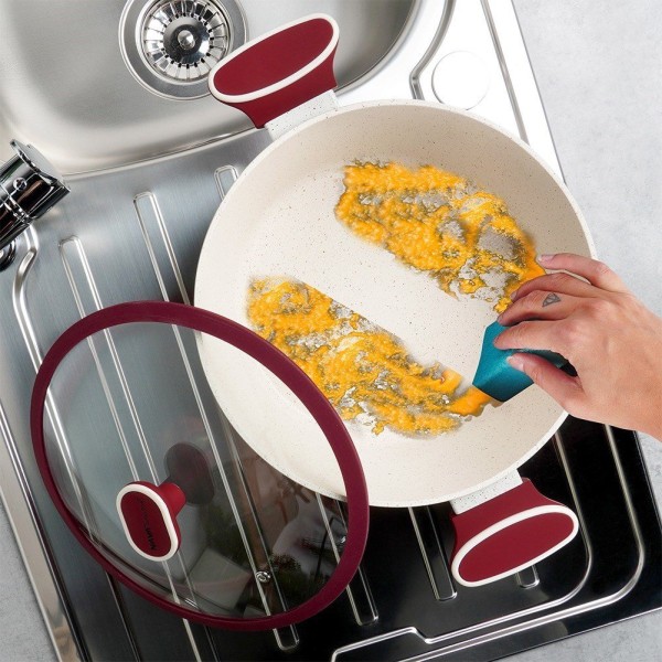 Garnek tradycyjny NAVA TERRESTRIAL 26 cm 5,2 L ze szklaną pokrywką, indukcja