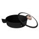 Garnek Wok Berlinger Haus Black Rose BH-1455 4.2L 28cm z powłoką tytanową do smażenia i duszenia