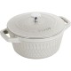 Гарячий керамічний посуд Staub Special Cocotte, чавунний круглий горщик 4 л, трюфелевий