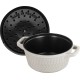 Гарячий керамічний посуд Staub Special Cocotte, чавунний круглий горщик 4 л, трюфелевий