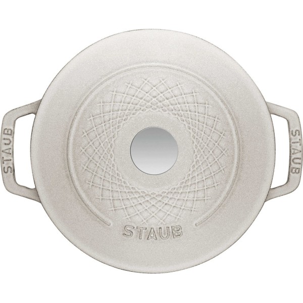 Гарячий керамічний посуд Staub Special Cocotte, чавунний круглий горщик 4 л, трюфелевий