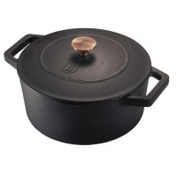 Каструля традиційна Berlinger Haus Strong Mold BH-6492, чавунна 4.2 л, 24 см для приготування їжі