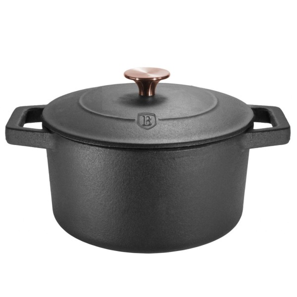 Garnek żeliwny Berlinger Haus Strong Mold BH-6492 4.2L/24cm do duszenia i smażenia
