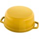 Garnek żeliwny Staub La Cocotte 3.7 l cytrynowy do pieczenia i duszenia
