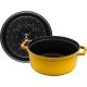 Garnek żeliwny Staub La Cocotte 3.7 l cytrynowy do pieczenia i duszenia