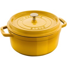 Garnek żeliwny Staub La Cocotte 3.7 l cytrynowy do pieczenia i duszenia
