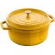 Garnek żeliwny Staub La Cocotte 3.7 l cytrynowy do pieczenia i duszenia