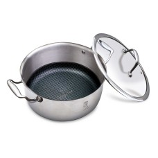 Garnek stalowy Berlinger Haus Eternal Collection BH-7446 6.1L 28cm do gotowania dużych potraw