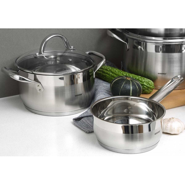 GARNEK STALOWY BERGNER 1,7L GOURMET LINE BG-6506