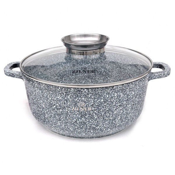 Garnek marmurowy Zilner ZL-7071 1,3L 16cm do gotowania i duszenia
