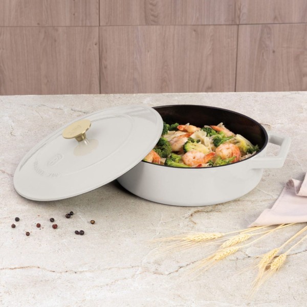 Garnek żeliwny niski Berlinger Haus Strong Mold Sahara BH-6530 2.57L 26cm do gotowania i duszenia