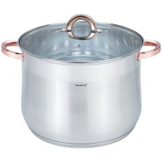 Garnek stalowy Klausberg KB-7796 Rose Gold 16L 30cm do gastronomii, idealny do dużych potraw