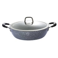 Кухонний каструля Berlinger Haus BH-1158 Gray Stone Touch 3.8 л, 28 см для готування
