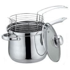 Garnek KiNGHOFF KH-4581 3.6L 18cm z koszykiem do smażenia – idealny do smażenia i gotowania zdrowych potraw