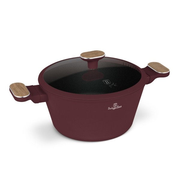 Garnek tradycyjny, BerlingerHaus Leonardo Nordic BH-8301, 24 cm z pokrywką