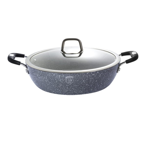 Niski garnek Berlinger Haus Stone Touch BH-1157-N 4,9L 32cm do gotowania potraw