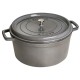 Гаряча Кухонна Каструля Staub La Cocotte Чавунна 8,35 л, Графітова для Традиційного Приготування