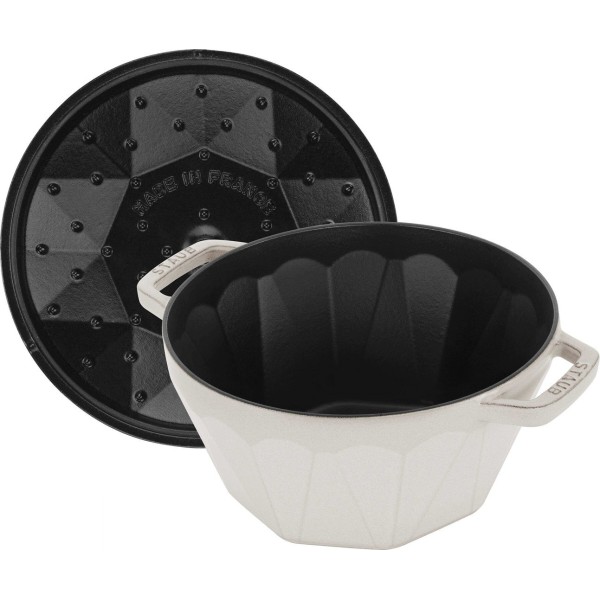 Гарячий чавунний Класичний горщик Staub La Cocotte, 2.8 л, діамант, трюфельний