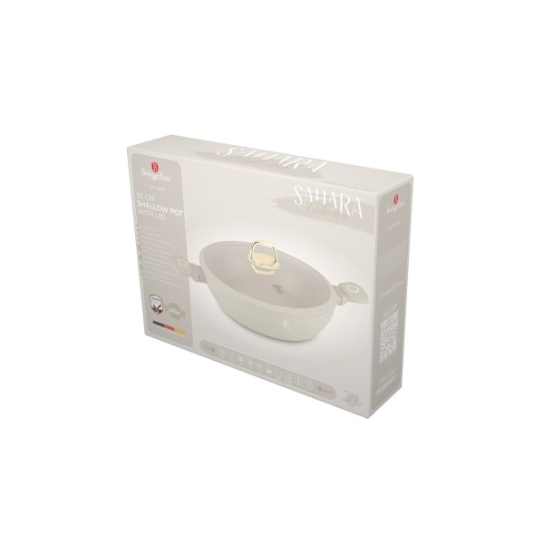 Garnek tradycyjny, BerlingerHaus Sahara BH-8069 — płytki 30 cm, 4,5 l z pokrywką