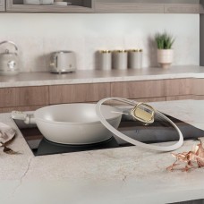 Казенок, BerlingerHaus, Sahara BH-8069, плоский 30 см 4,5 л з кришкою — для готування супів і тушкування