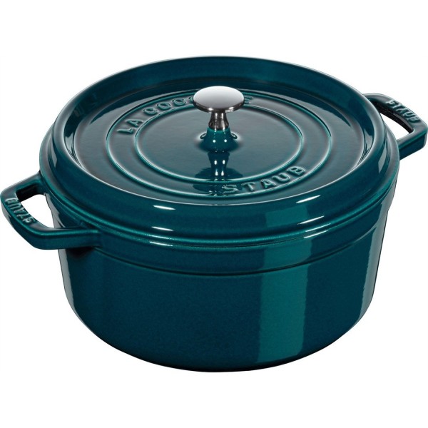 Garnek żeliwny Staub La Cocotte 6,7 l morski do duszenia i pieczenia