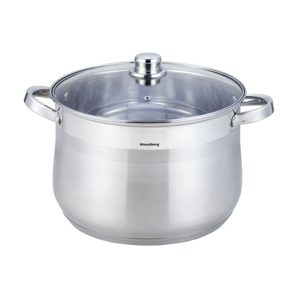Каструля Klausberg KB-7165 Gastro 13 л, 28 см для професійного приготування їжі