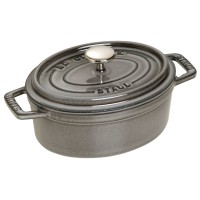 Гарнець традиційний Staub La Cocotte овальний 600 мл графіт для готування