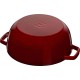 Гарний традиційний кухонний емальований чавунний каструля Staub Special Cocotte, червоний 3.5 л