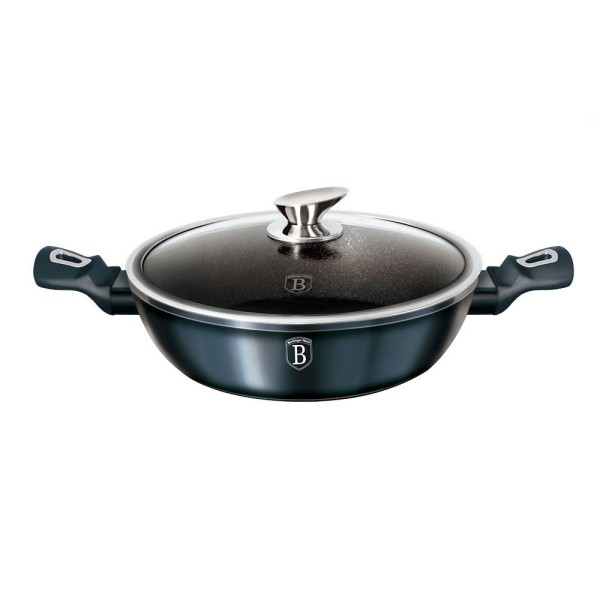 Каструля традиційна Berlinger Haus Metallic Aquamarine BH-1877 3.8 л для приготування їжі