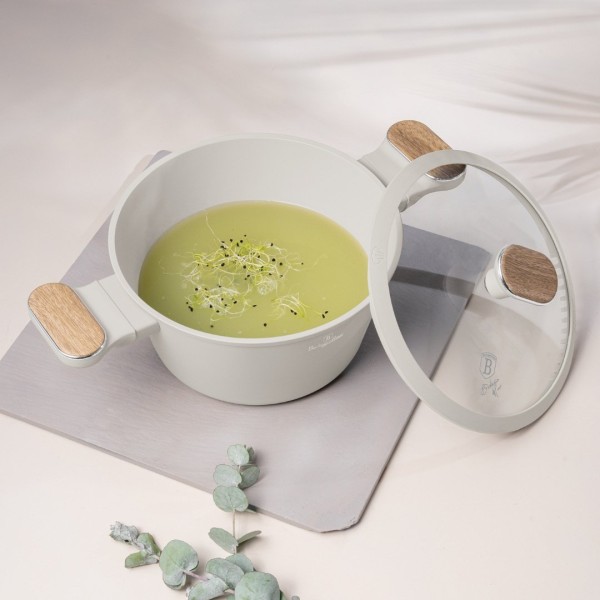 Garnki tradycyjne, BerlingerHaus BH-8319 Sahara Nordic — garnek 20 cm z pokrywką