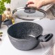Garnek Klausberg KB-7670 z powłoką marmurową 20 cm 2,3 L do gotowania i duszenia