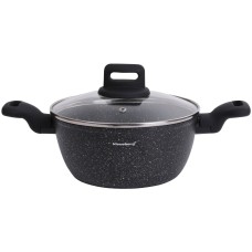 Garnek Klausberg KB-7670 z powłoką marmurową 20 cm 2,3 L do gotowania i duszenia