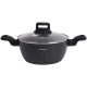 Garnek Klausberg KB-7670 z powłoką marmurową 20 cm 2,3 L do gotowania i duszenia