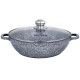 Garnek marmurowy Zilner ZL-7069 Wok 3,3L 28cm do smażenia i duszenia potraw